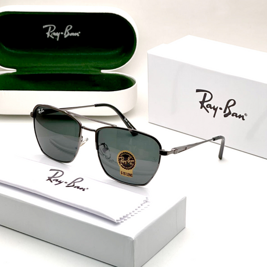 Ray-Ban Latest Fancy All Season Special RB Square Green Gold 5131 Trending Hot Favorite Fashionable Sunglass For Unisex.