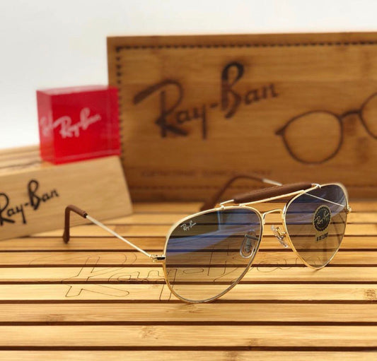 RAY-BAN Brown Dc & Gold ( 3422 ) New 26-mm Men's Sunglasses.