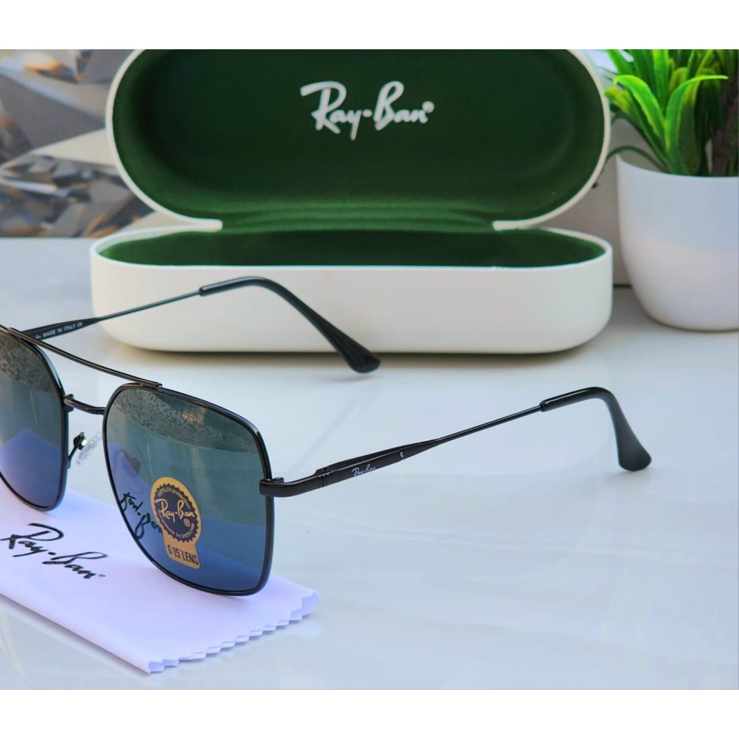 Ray-Ban Latest Fancy All Season Special RB Square 9712 Trending Hot Favorite Fashionable Sunglass For Unisex.