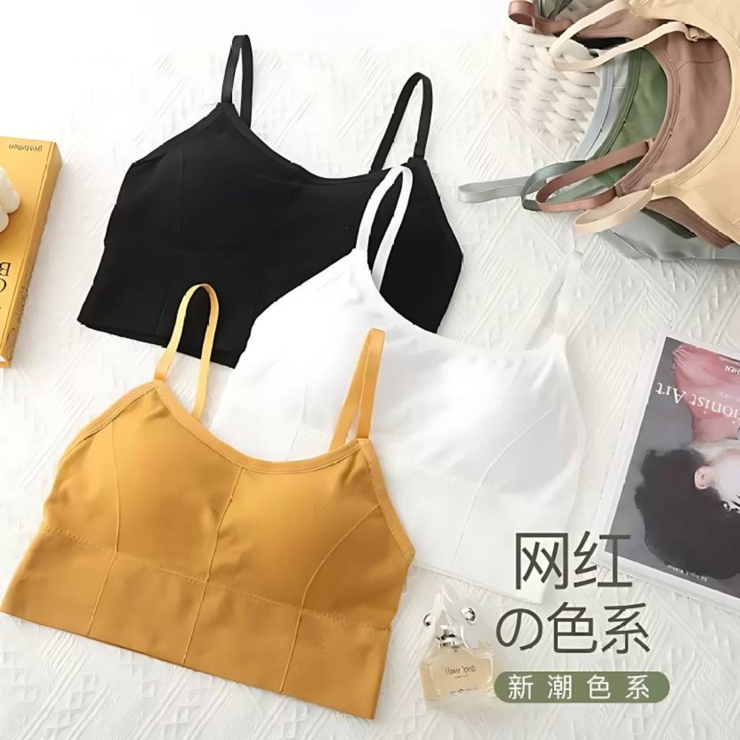 Women & Girls Premium Quality Full Coverage Lightly Padded Bra,Honeymoon Bra , Comfortable Bra Combo Of 3 Pcs