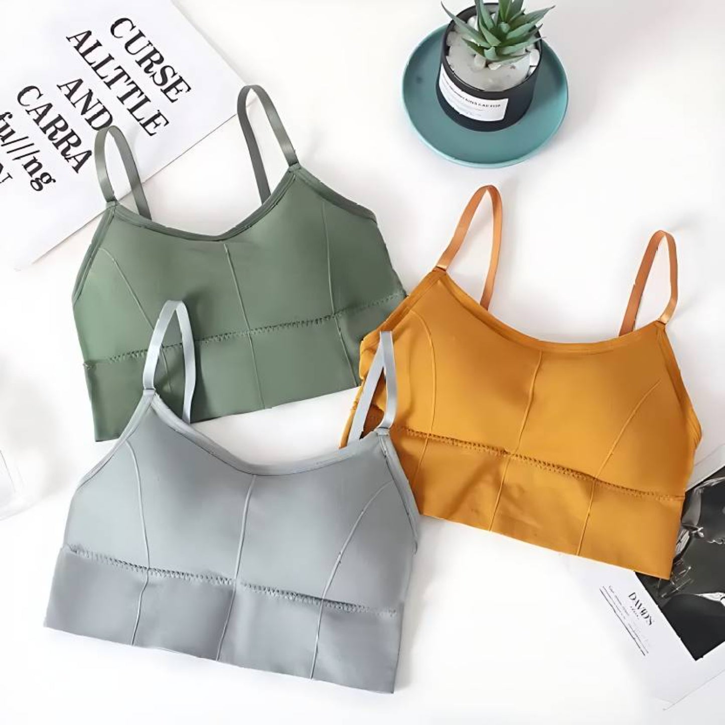 Women & Girls Premium Quality Full Coverage Lightly Padded Bra,Honeymoon Bra , Comfortable Bra Combo Of 3 Pcs