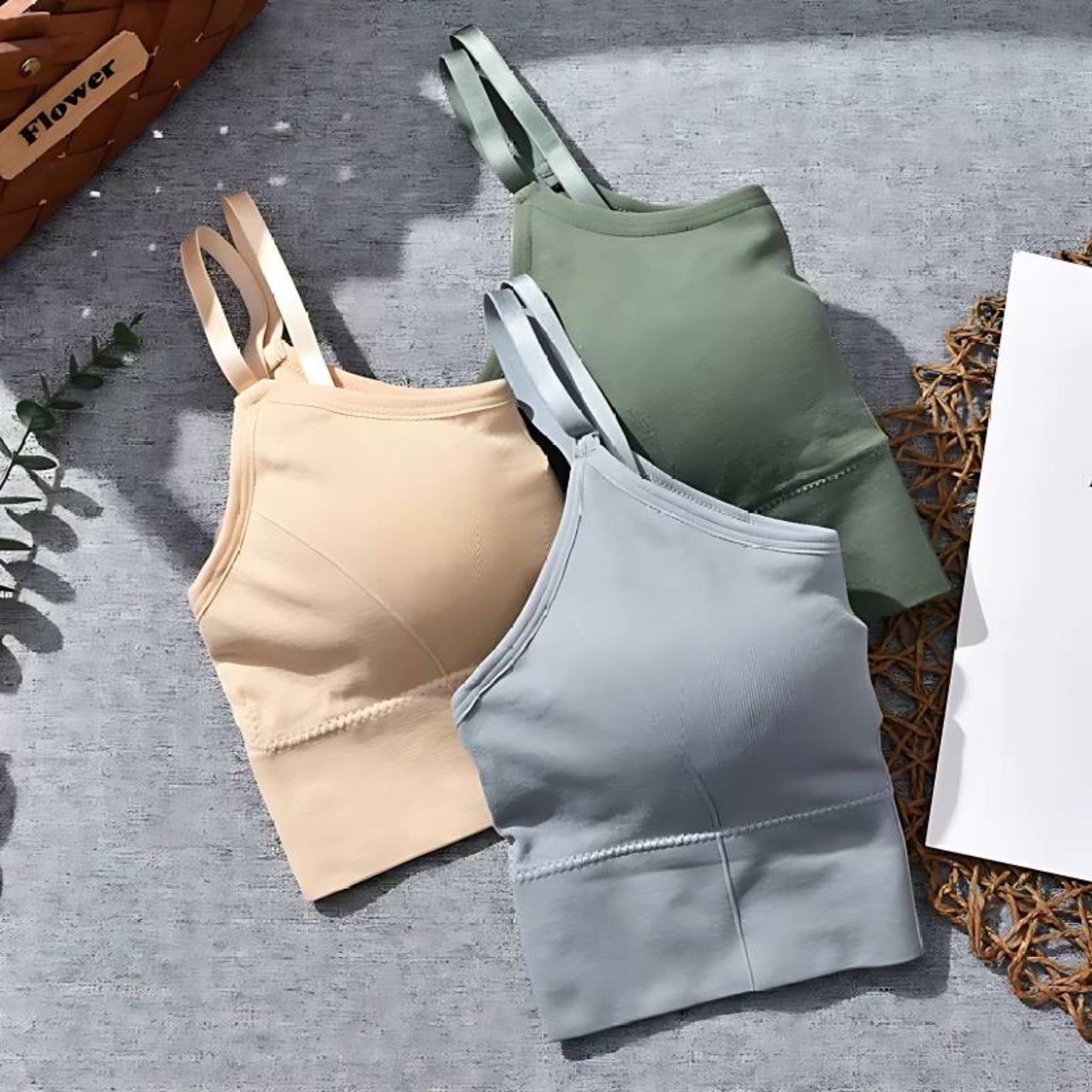 Women & Girls Premium Quality Full Coverage Lightly Padded Bra, Women's Padded Bra, Inner Bra, Sleep Bra, Night Bra, Sport Bra & Gym wear Bra , Gym Bra, Lingerie, Lingerie Bra, Honeymoon Bra , Comfortable Bra Combo Of 3 Pcs