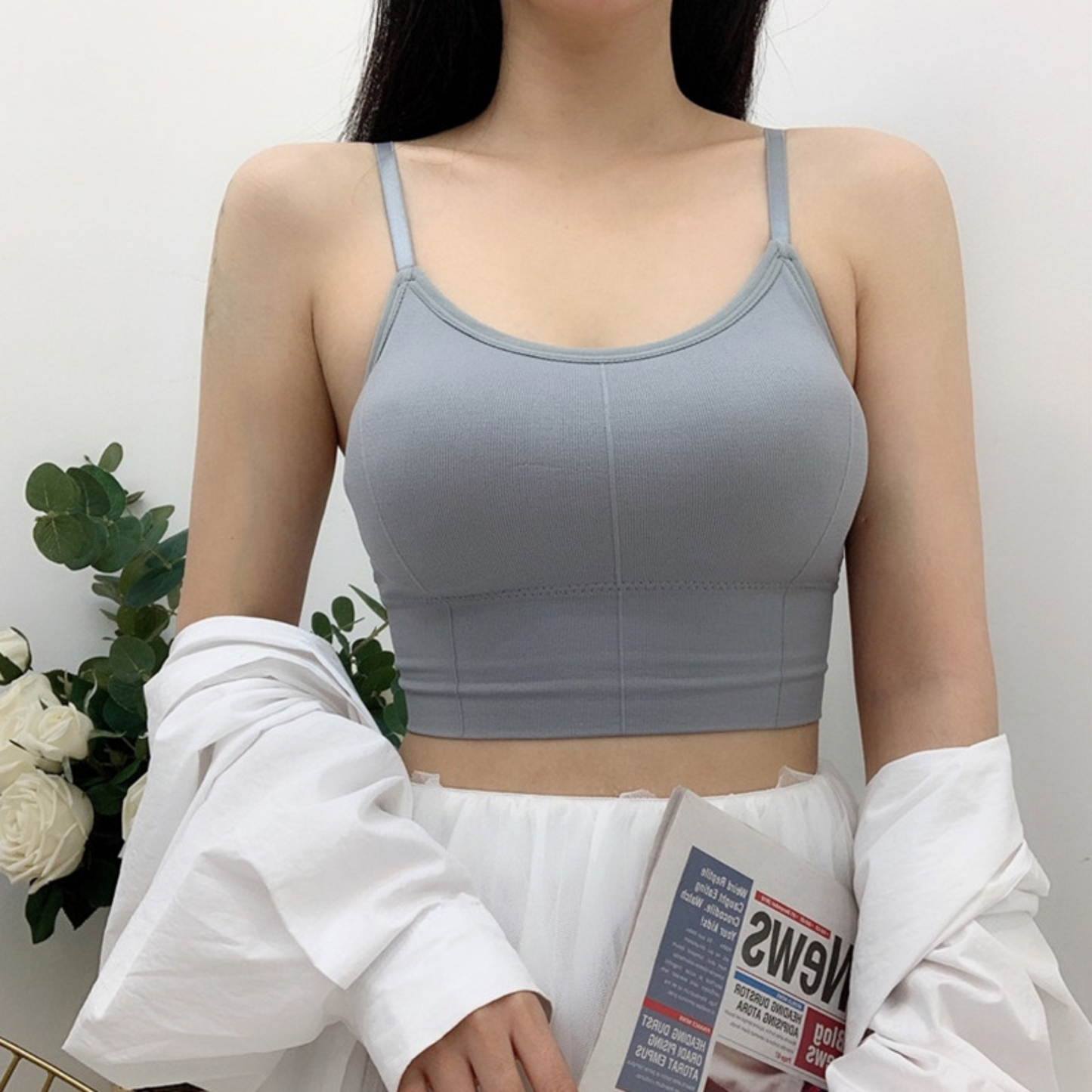 Women's Multicolored Padded Sports Bra