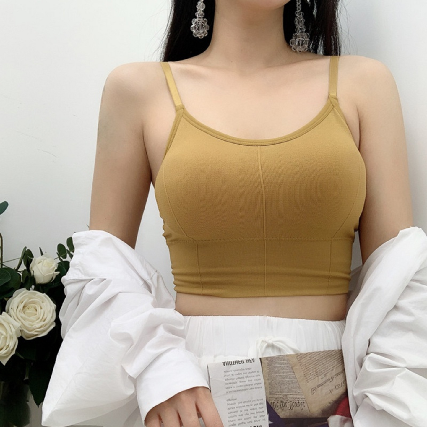 Women's Multicolored Padded Sports Bra