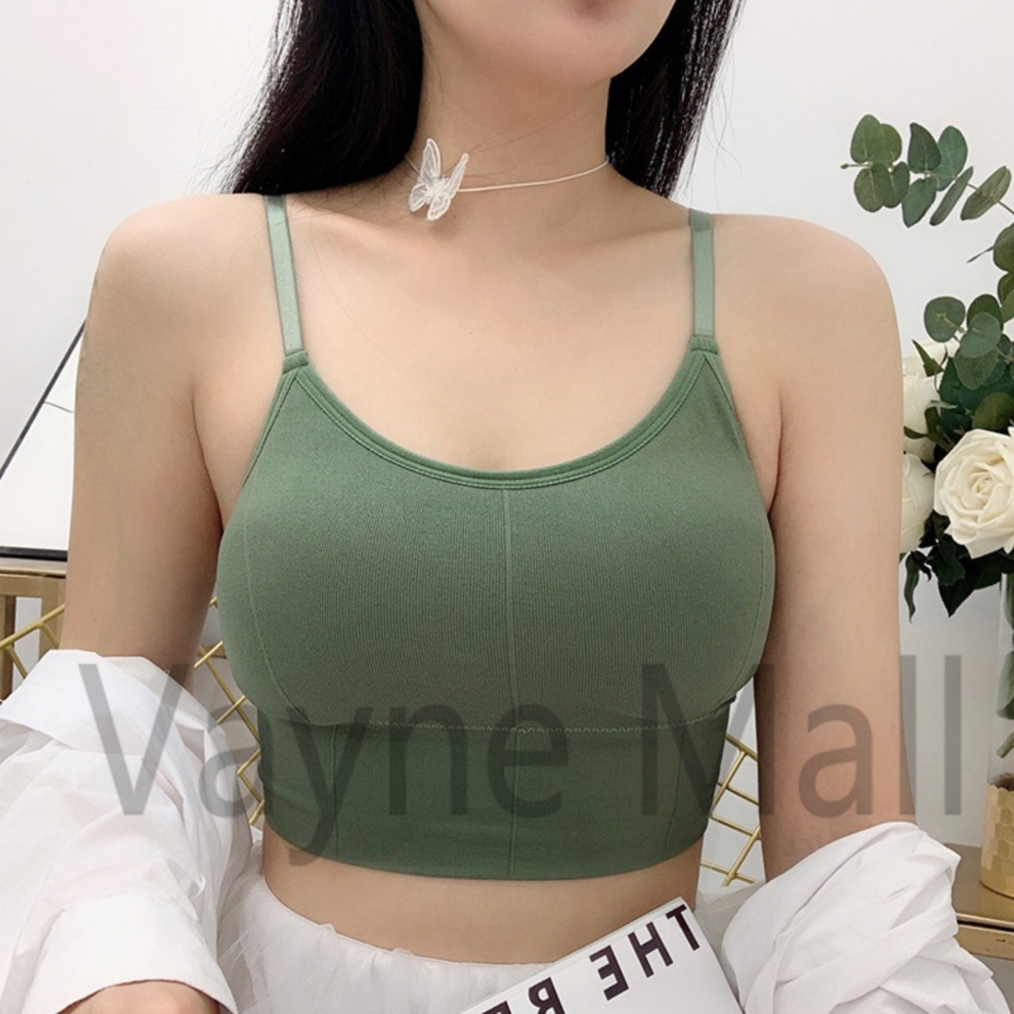 Women's Multicolored Padded Sports Bra