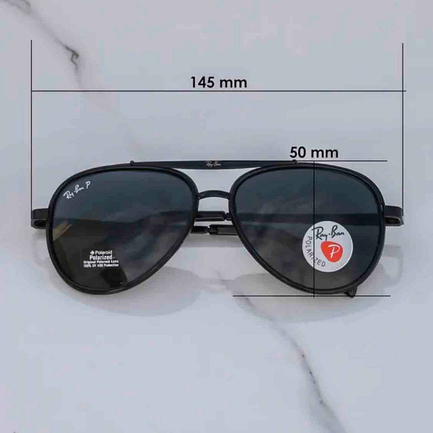 BEST Polarized Sunglasses for Men | Top Rated Aviator, Wayfarer, and Square Men's Shades | 100% UV Protection & Mirrored Lenses | Lightweight Pilot and Rectangle Styles Ideal Sunglasses for men #4414