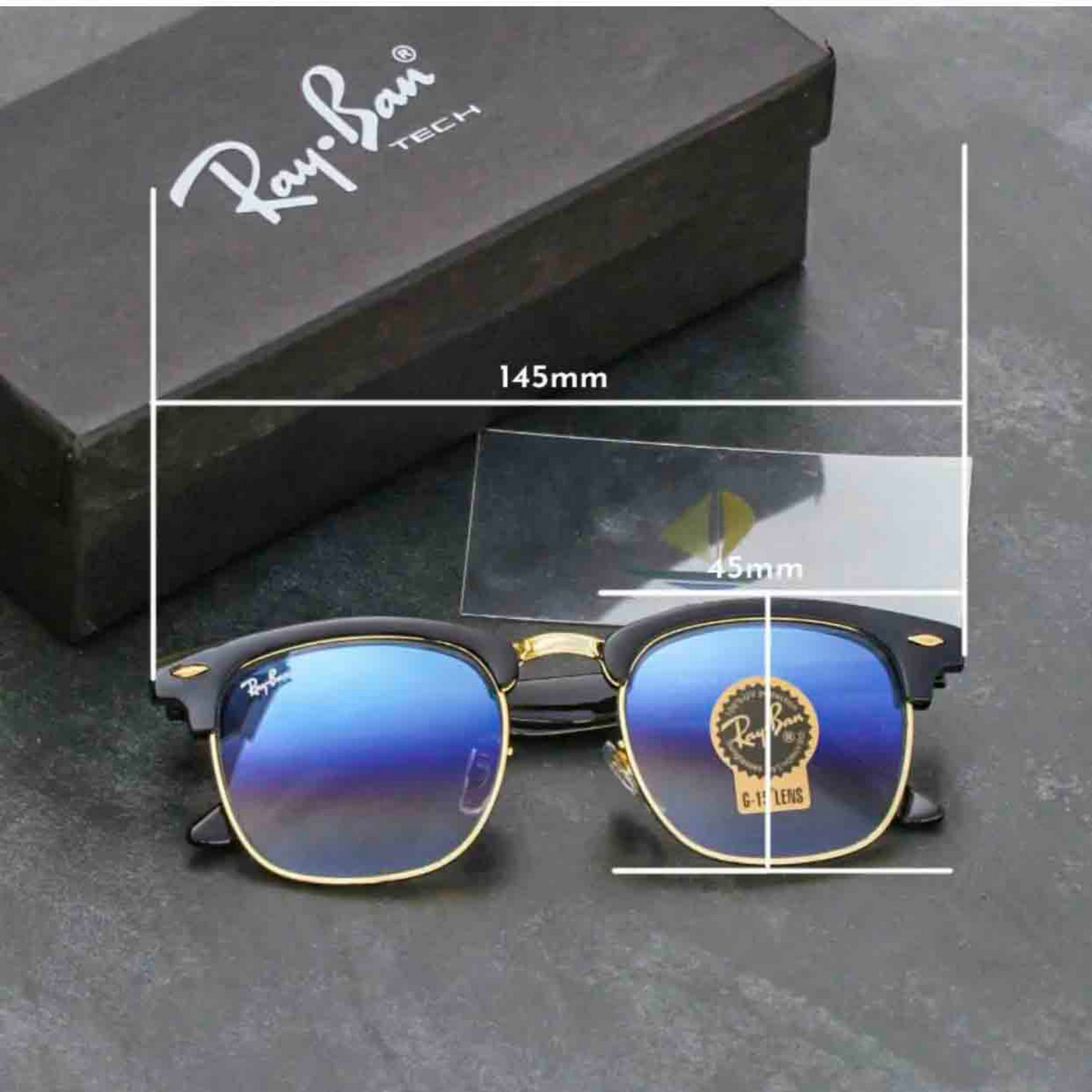BEST Polarized Sunglasses for Men | Top Rated Aviator, Wayfarer, and Square Men's Shades | 100% UV Protection & Mirrored Lenses | Lightweight Pilot and Rectangle Styles Ideal Sunglasses for men #3016