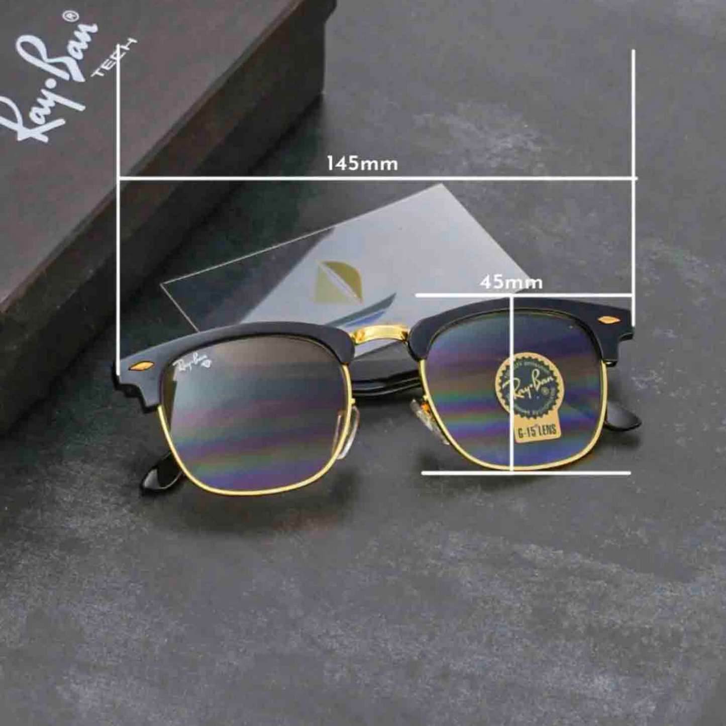 BEST Polarized Sunglasses for Men | Top Rated Aviator, Wayfarer, and Square Men's Shades | 100% UV Protection & Mirrored Lenses | Lightweight Pilot and Rectangle Styles Ideal Sunglasses for men #3016