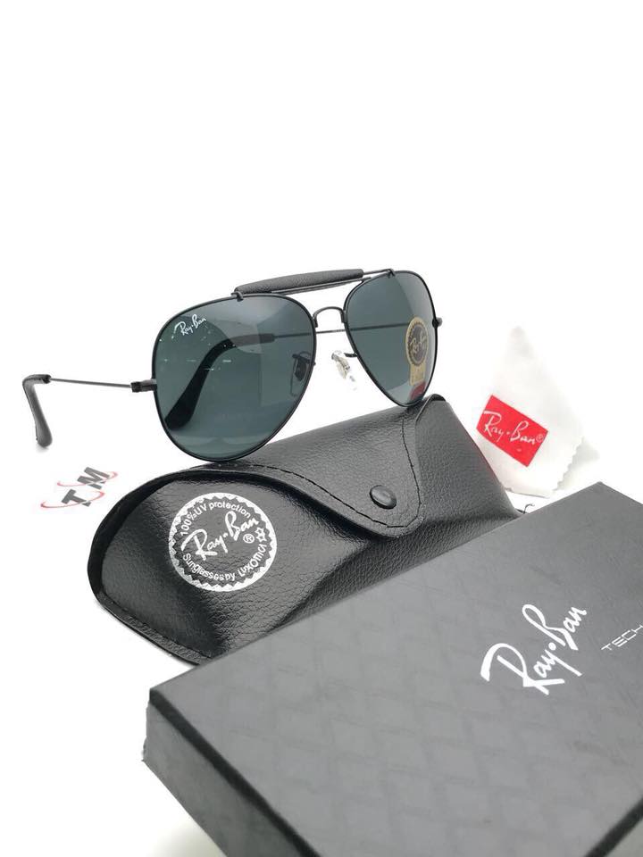 RAY-BAN New Top Trending Men's Pack Of 2 Combo Hot Favourite Wintage Sunglass For Unisex.