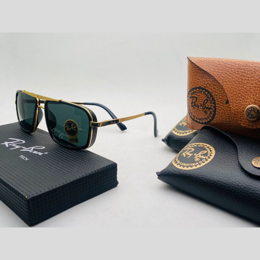 RAY-BAN All Season Special Men Women 7A Quality Shaded 4413 Square Causal Vintage Sunglasses For Unisex. ( B2 A1-4413 Mm )