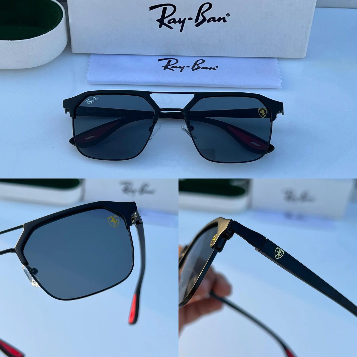BEST Polarized Sunglasses for Men | Top Rated Aviator, Wayfarer, and Square Men's Shades | 100% UV Protection & Mirrored Lenses | Lightweight Pilot and Rectangle Styles Ideal Sunglasses for men #04
