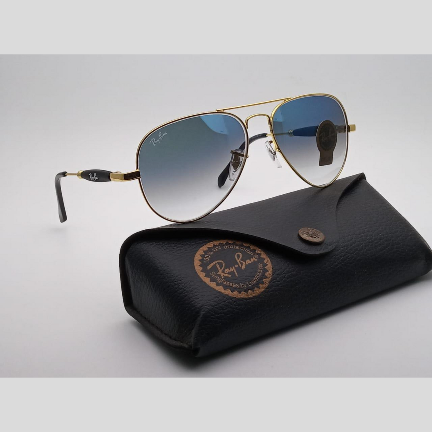 RAY-BAN All Season Special Men Women 7A Quality Shaded 3517 Oval Causal Vintage Sunglasses For Unisex. ( Dc A1-3517 Mm )