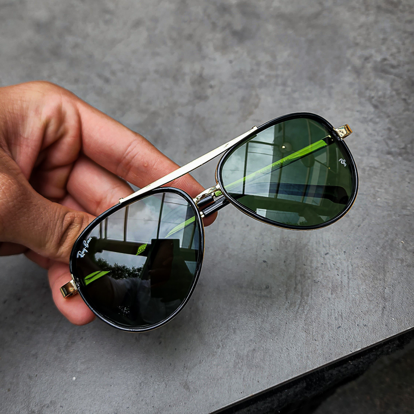 BEST Polarized Sunglasses for Men | Top Rated Aviator, Wayfarer, and Square Men's Shades | 100% UV Protection & Mirrored Lenses | Lightweight Pilot and Rectangle Styles Ideal Sunglasses for men #4414