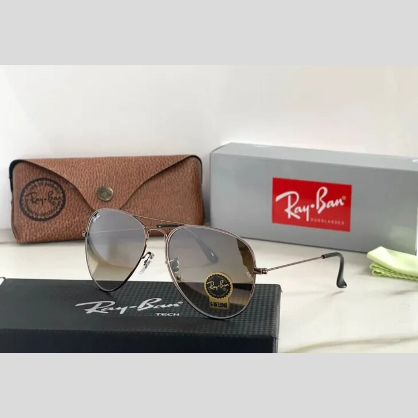 RAY-BAN All Season Special Men Women 7A Quality Shaded 3026 Aviator Causal Vintage Sunglasses For Unisex. ( Dc A1-3025/26 Mm )