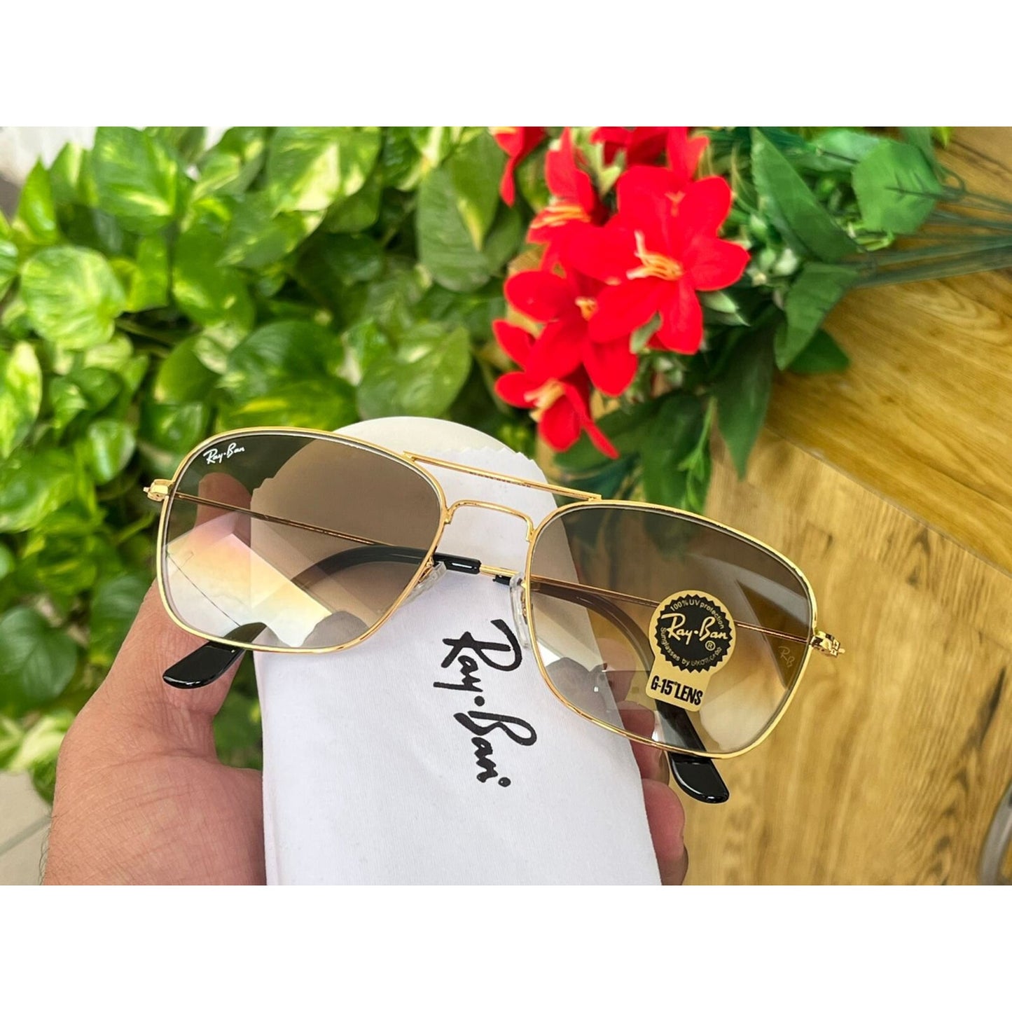 RAY-BAN Buy New Stylish Men Women A1+ Quality Latest Designer Hot Favorite Special Vintage Sunglasses ( RB-3136 Square Aviator Sunglass )