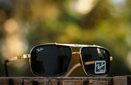 RAY-BAN New Fancy Men's Inboard Square Trendy Hot Favourite Wintage Sunglass For Unisex.