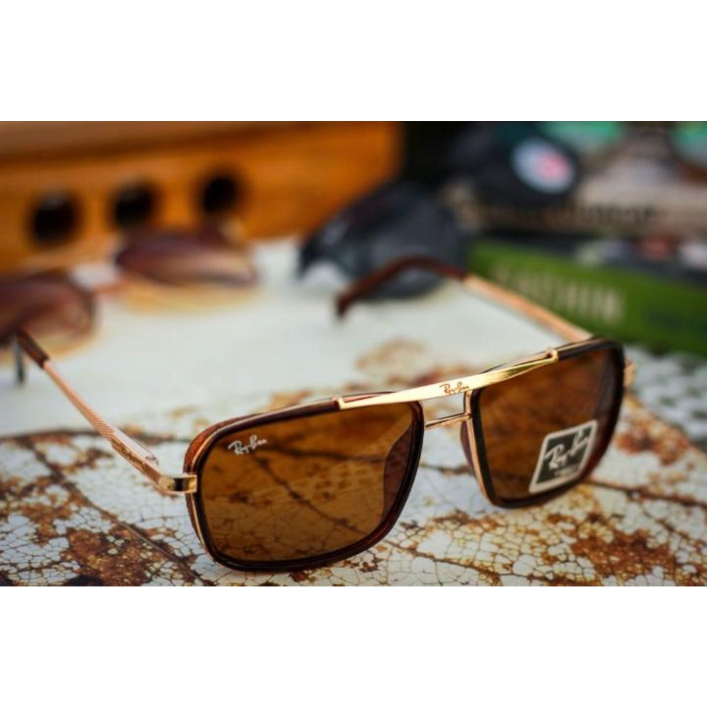 Top Trendy Hot Favorite All Season Special Vintage Ray Ban Fancy Sunglass For Daily Causal Evergreen UV Protected For Unisex.