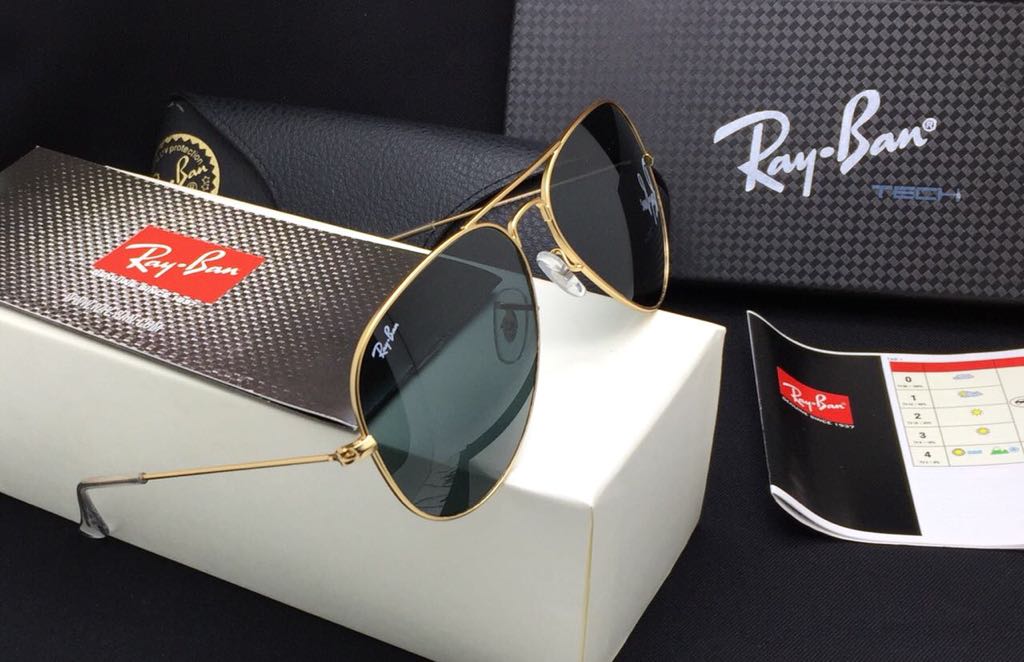 RAY-BAN New Top Trending Men's Pack Of 2 Combo Hot Favourite Wintage Sunglass For Unisex.