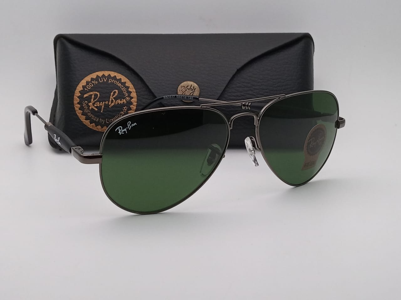 Gun-Green 3517 Oval Trendy Hot Favourite Wintage Sunglass For Unisex.