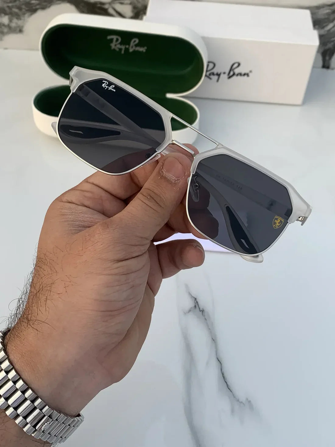 BEST Polarized Sunglasses for Men | Top Rated Aviator, Wayfarer, and Square Men's Shades | 100% UV Protection & Mirrored Lenses | Lightweight Pilot and Rectangle Styles Ideal Sunglasses for men #04