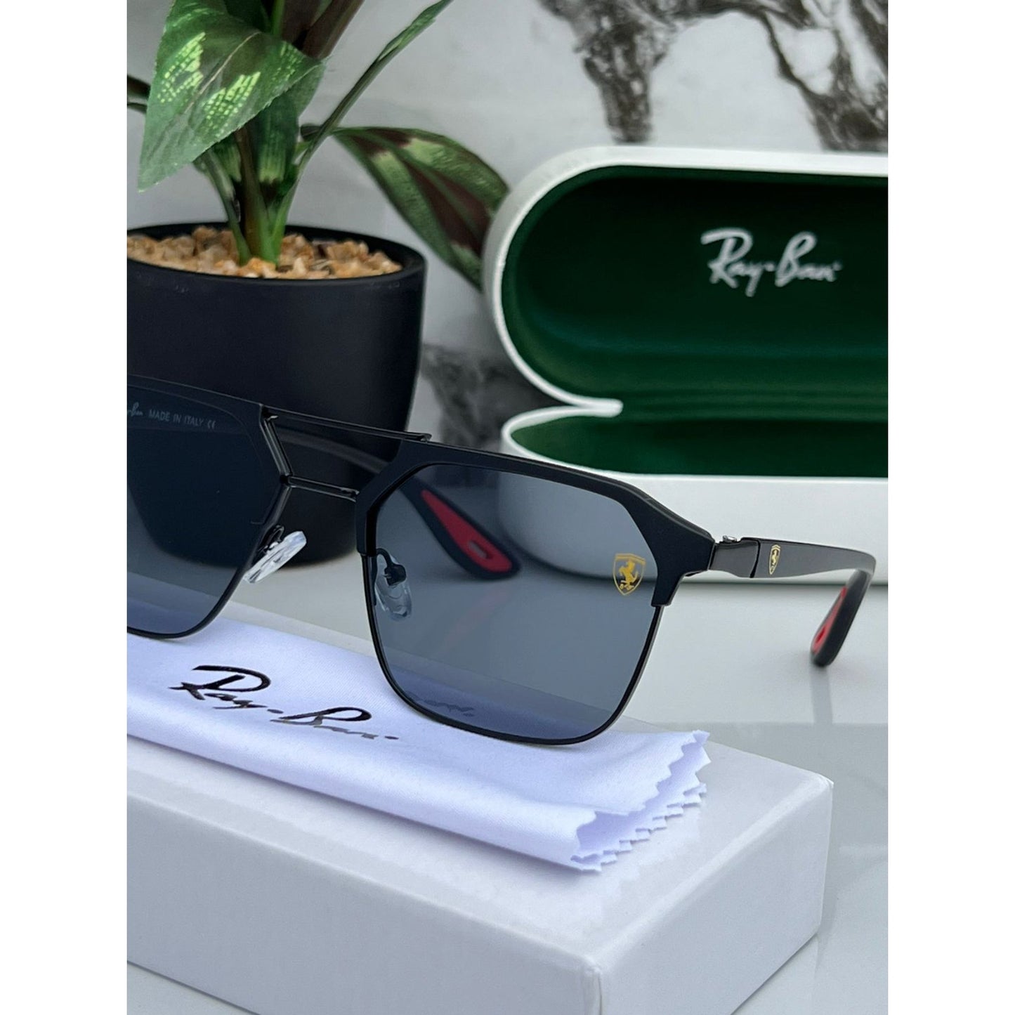 Ray-Ban Latest Fancy All Season Special RB Square 04 Trending Hot Favorite Fashionable Sunglass For Unisex.