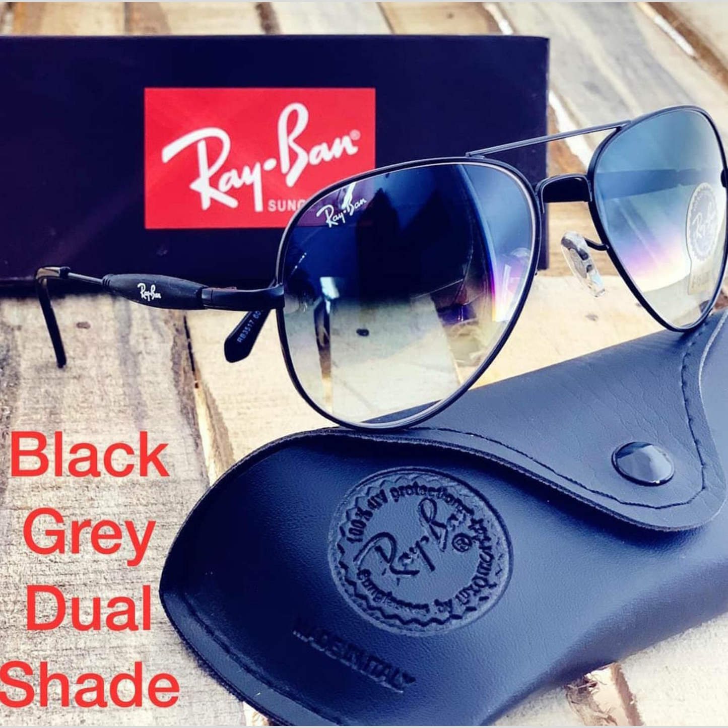 RAY-BAN All Season Special Men Women 7A Quality Shaded 3517 Oval Causal Vintage Sunglasses For Unisex. ( Dc A1-3517 Mm )