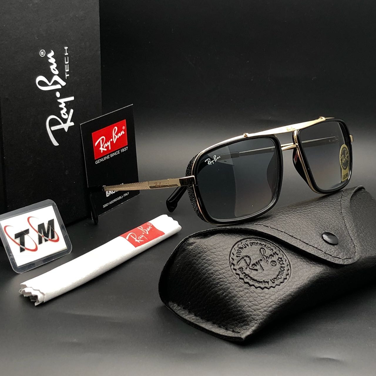 Top Trendy Hot Favorite All Season Special Vintage Ray Ban Fancy Sunglass For Daily Causal Evergreen UV Protected For Unisex.