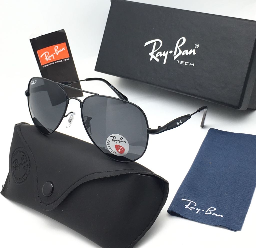 RAY BAN Black Black 3517 Oval Trendy Hot Favourite Wintage Sunglass Sunglass Deal