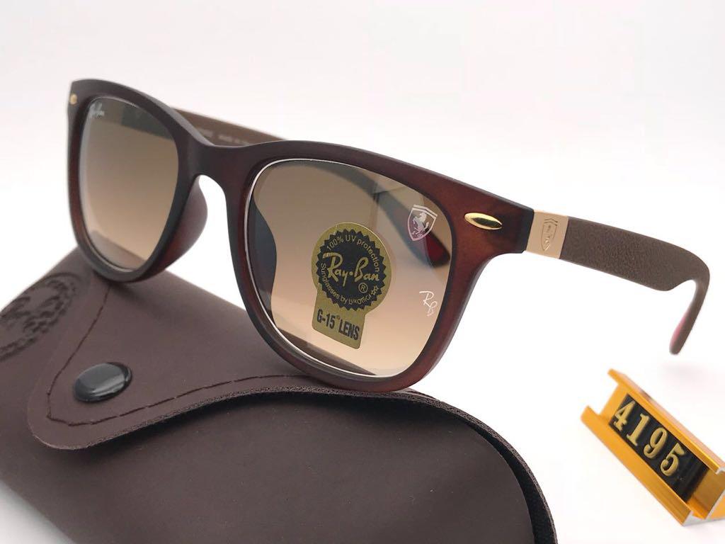 RAY-BAN New Fancy Men's Square Wayfarer Trendy Hot Favourite Wintage Sunglass For Unisex.