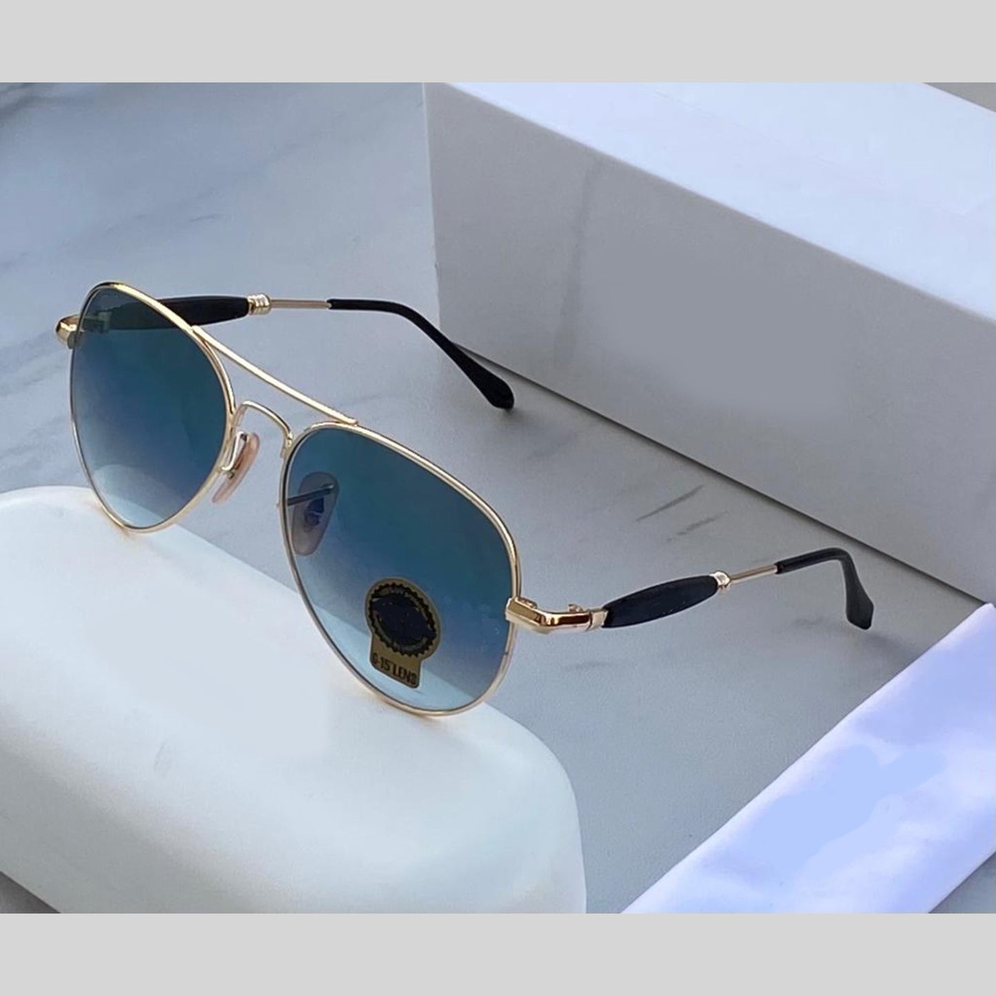 RAY-BAN New Fancy Men's Shaded Oval Metal Trendy Hot Favourite Wintage Sunglass For Unisex.