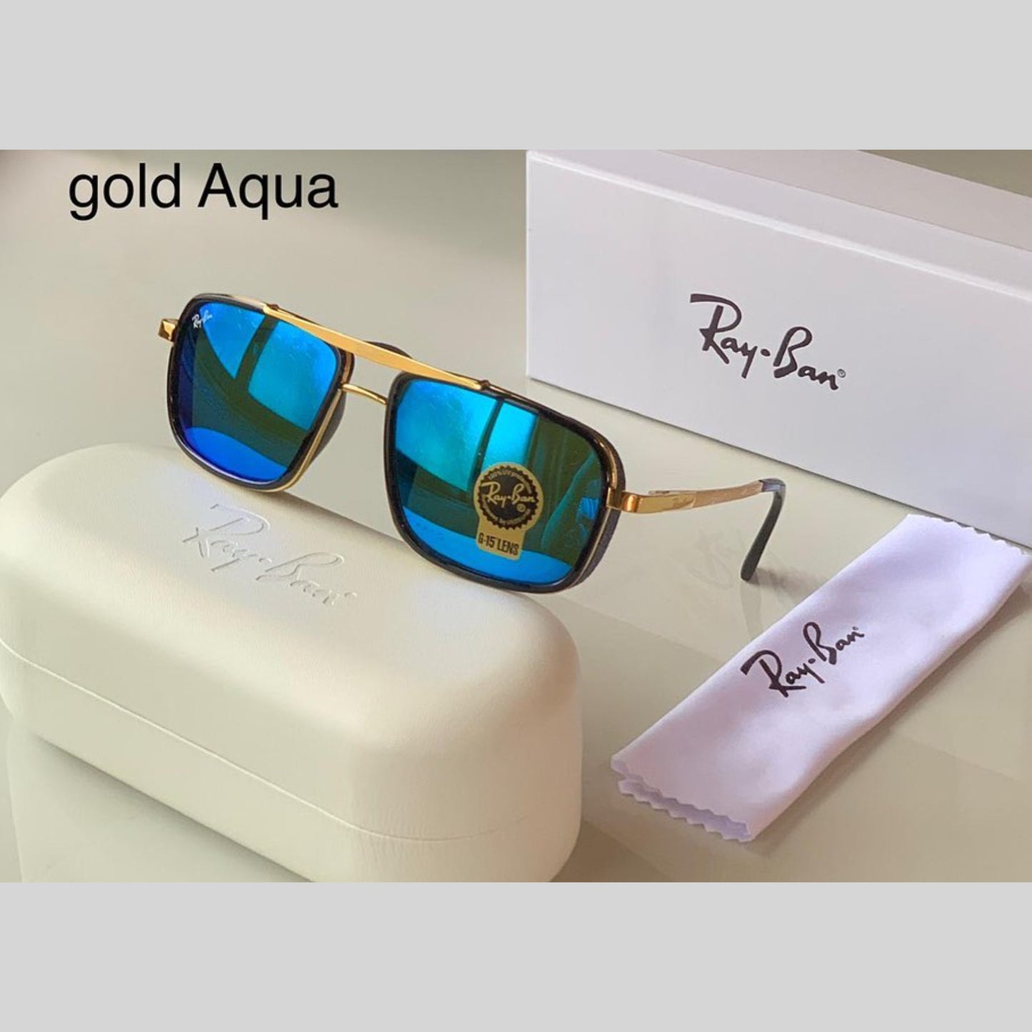 Blue & Gold 4413 Square Causal Latest Sunglass For Unisex.