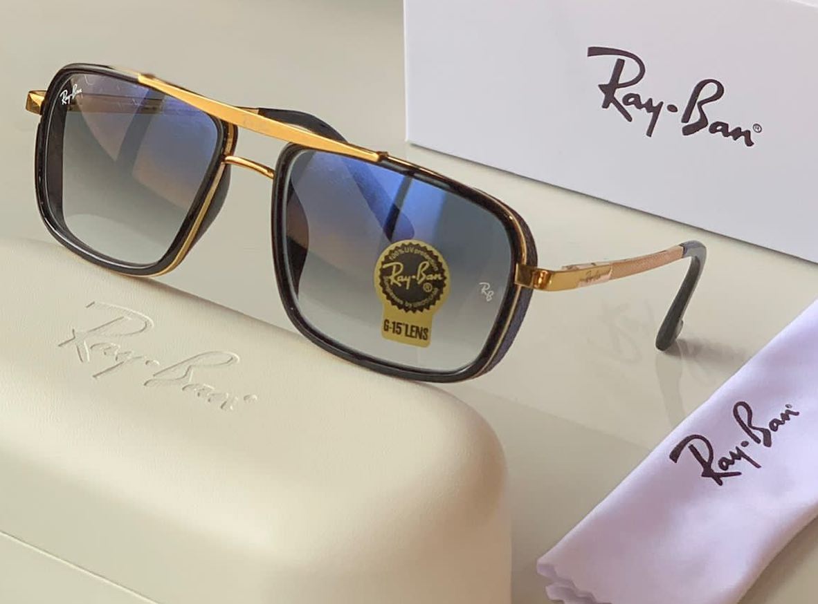 RAY-BAN All Season Special Men Women 7A Quality 4413 Square Vintage Sunglasses For Unisex.