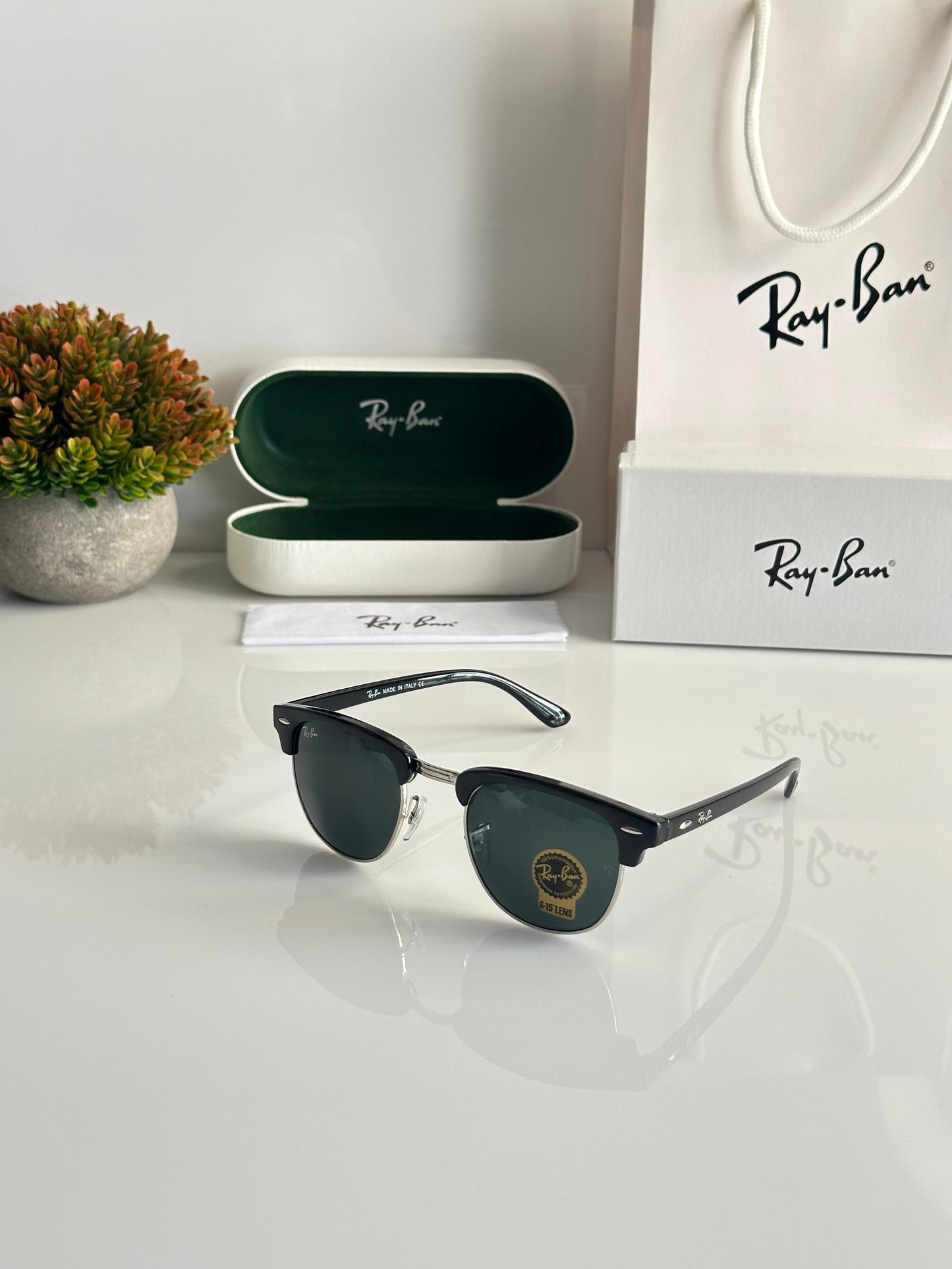 Latest Fancy All Season Special Ray Ban RB Club Master 3016 Trending Hot Favorite Fashionable Sunglass For Unisex.