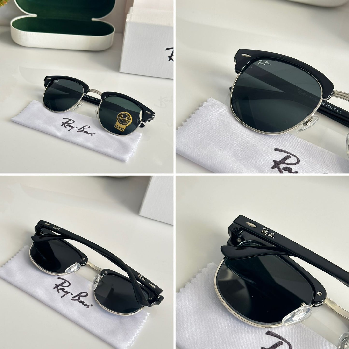 Latest Fancy All Season Special Ray Ban RB Club Master 3016 Trending Hot Favorite Fashionable Sunglass For Unisex.