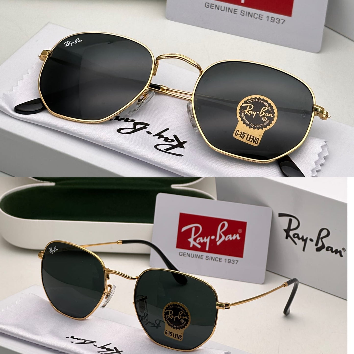 Latest Fancy All Season Special Ray Ban RB Hexa Round Trending Hot Favorite Fashionable Sunglass For Unisex.