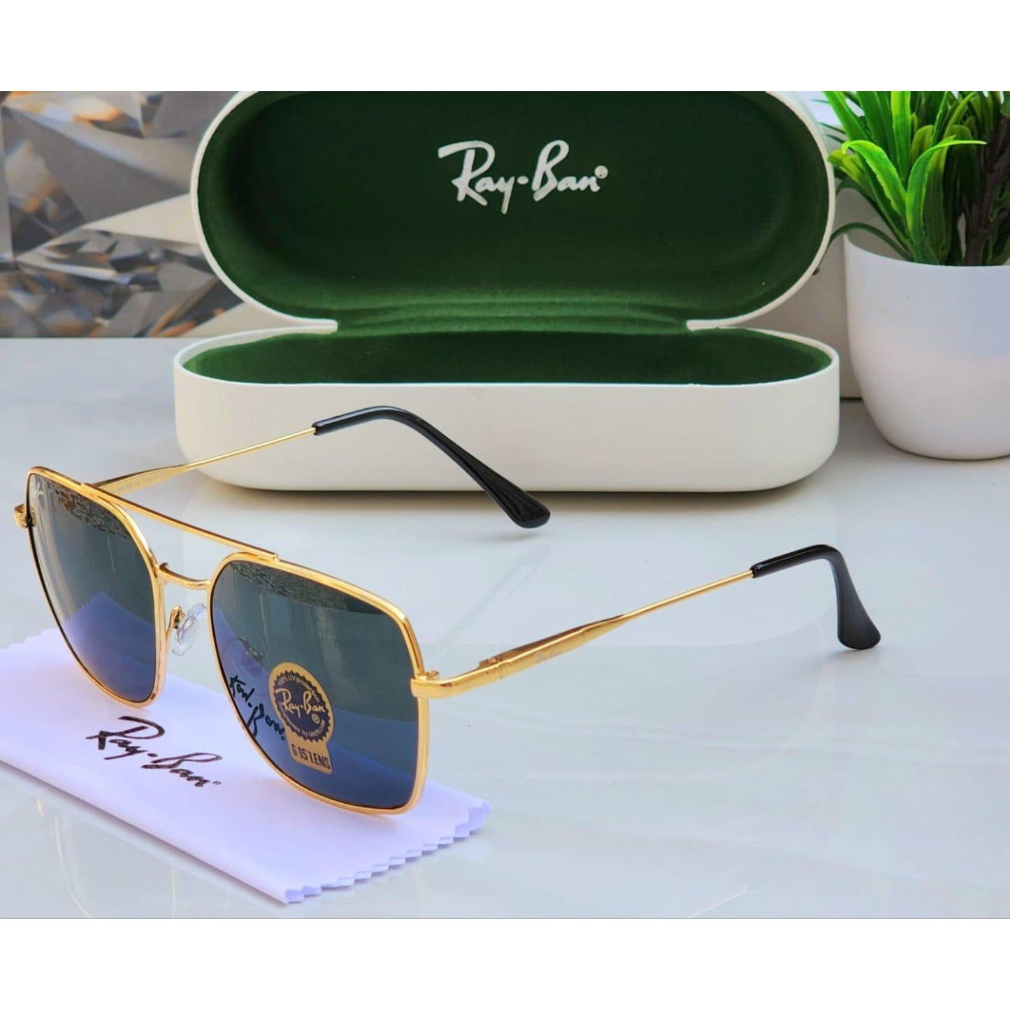 Ray-Ban Latest Fancy All Season Special RB Square 9712 Trending Hot Favorite Fashionable Sunglass For Unisex.