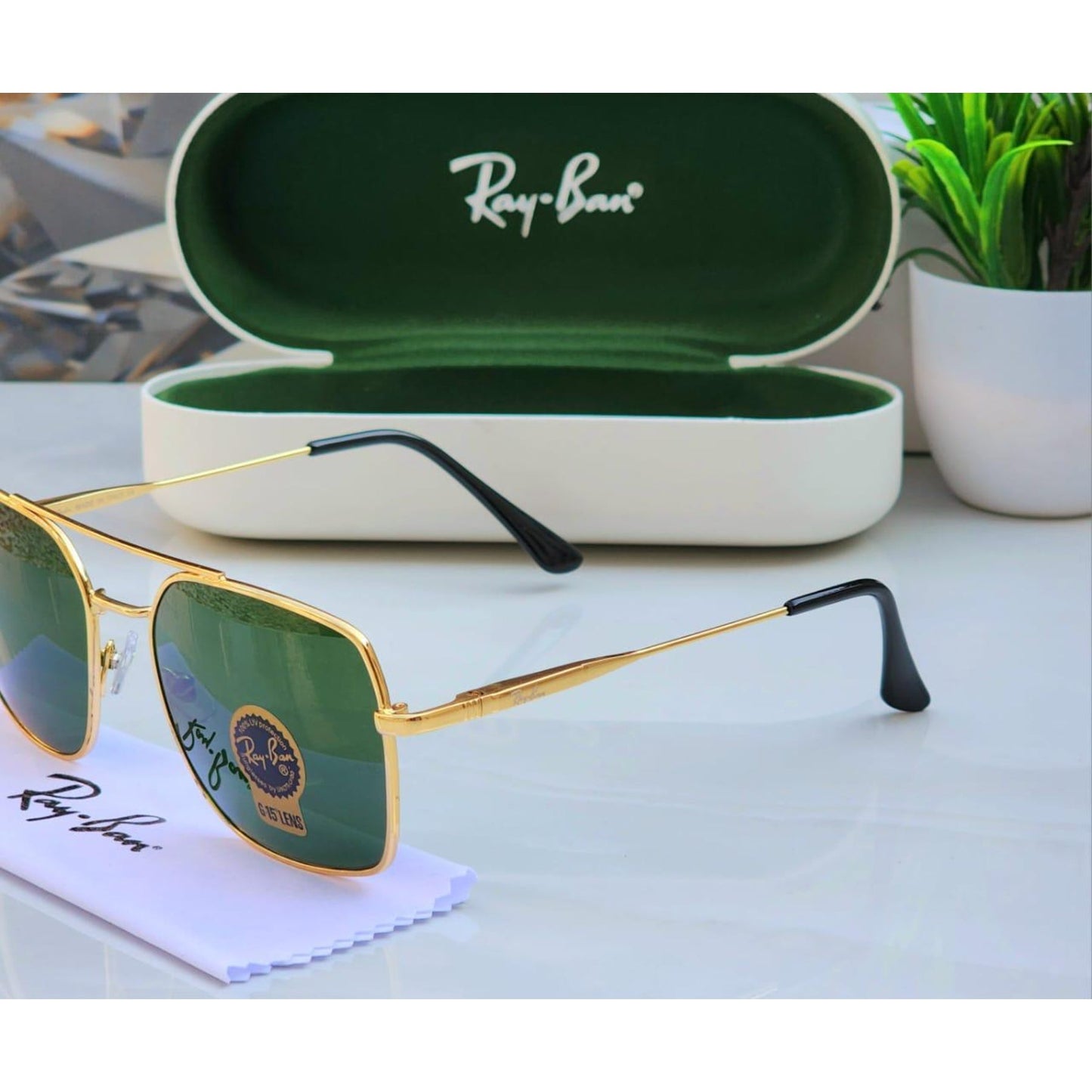 Ray-Ban Latest Fancy All Season Special RB Square 9712 Trending Hot Favorite Fashionable Sunglass For Unisex.