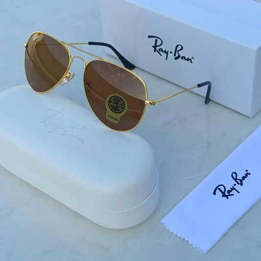 RAY-BAN New Fancy Men's Oval Aviator Trendy Hot Favourite Wintage Sunglass For Unisex.