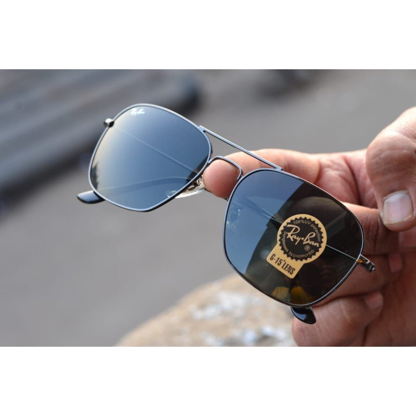 RAY-BAN Buy New Stylish Men Women A1+ Quality Latest Designer Hot Favorite Special Vintage Sunglasses ( RB-3136 Square Aviator Sunglass )