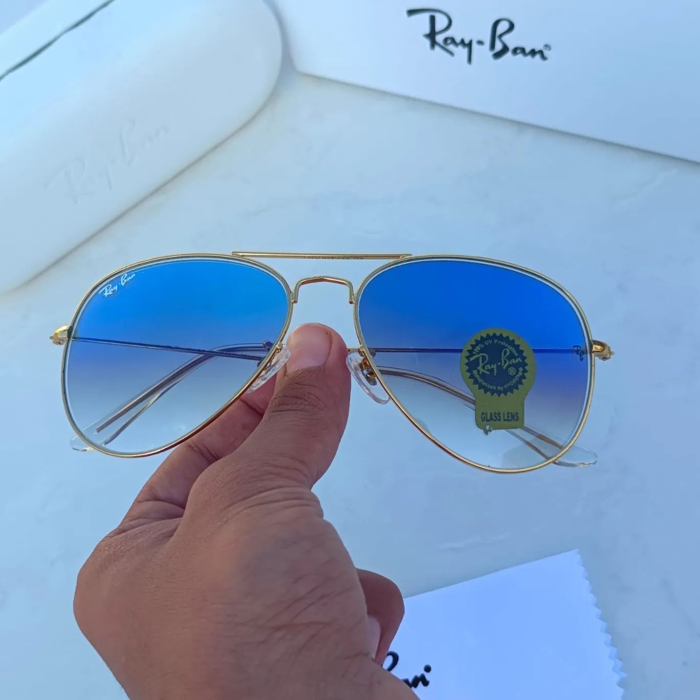 RAY-BAN New Men's Fancy Square Trendy Hot Favourite Wintage Sunglass For Unisex.