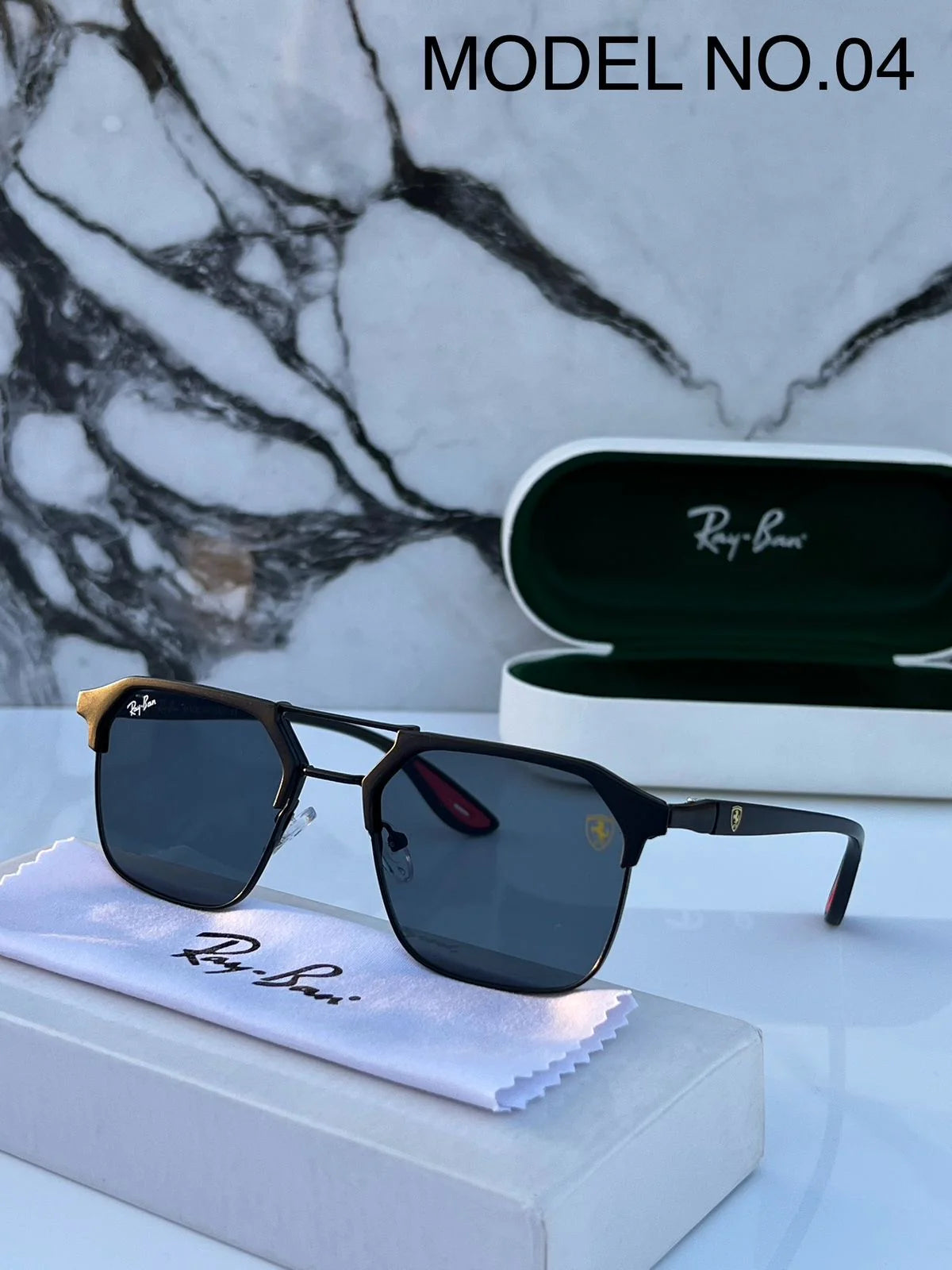 BEST Polarized Sunglasses for Men | Top Rated Aviator, Wayfarer, and Square Men's Shades | 100% UV Protection & Mirrored Lenses | Lightweight Pilot and Rectangle Styles Ideal Sunglasses for men #04
