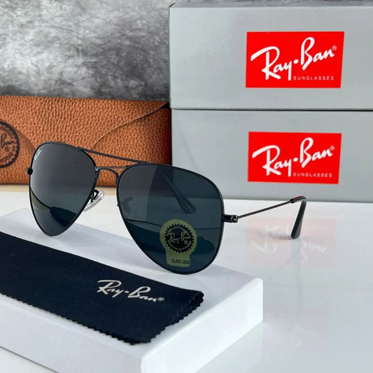 RAY-BAN New Fancy Men's Aviator Metal Trendy Hot Favourite Wintage Sunglass For Unisex.