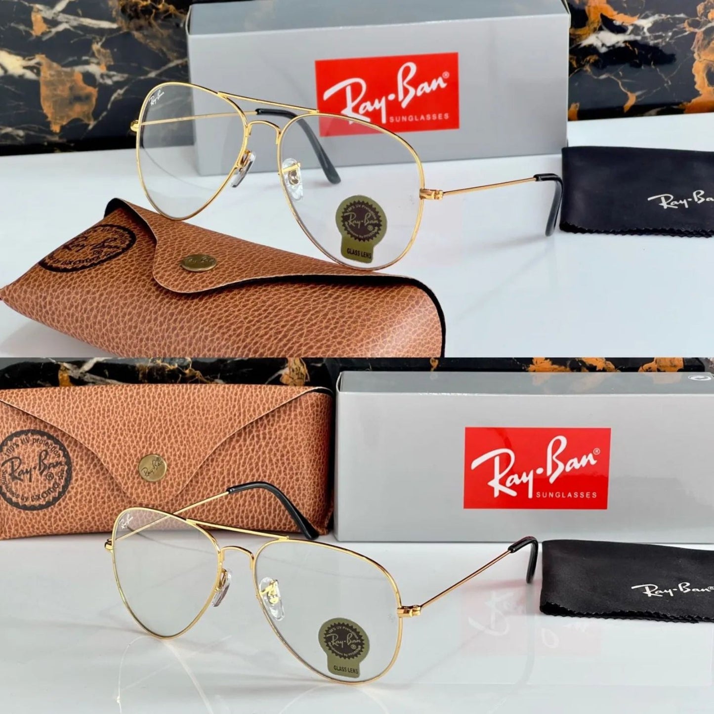 New Modern Stylish Addition Shaded Blue Shade & Gold 3026 Oval Sunglass For Unisex
