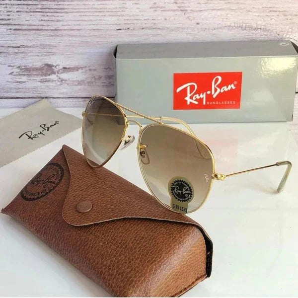 Latest Fancy All Season Special Ray Ban RB Shaded Aviator Trending Hot Favorite Fashionable Sunglass For Unisex.