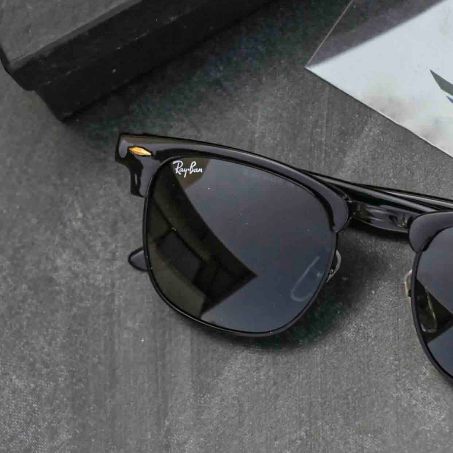 New Stylish Black & Black 3016 Sunglass For Unisex