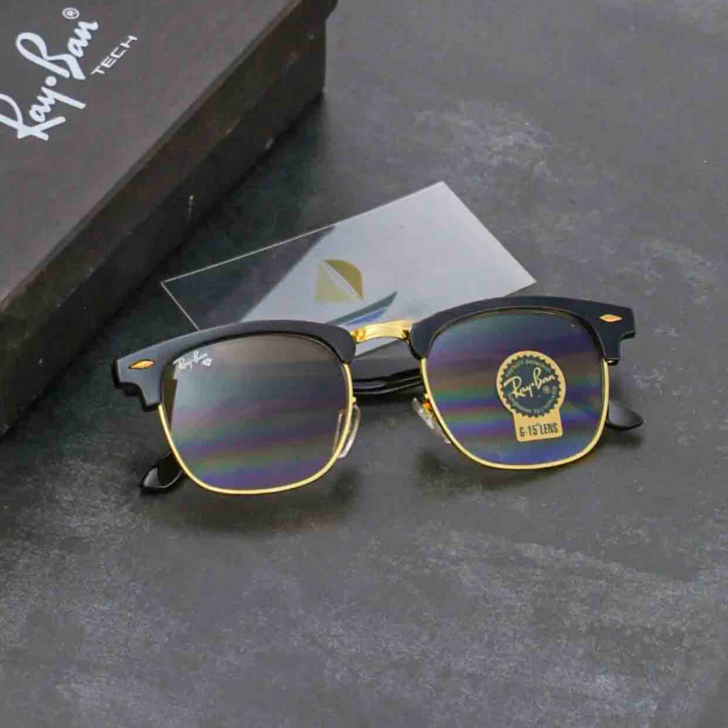 New Stylish Brown Shaded & Gold 3016 Sunglass For Unisex