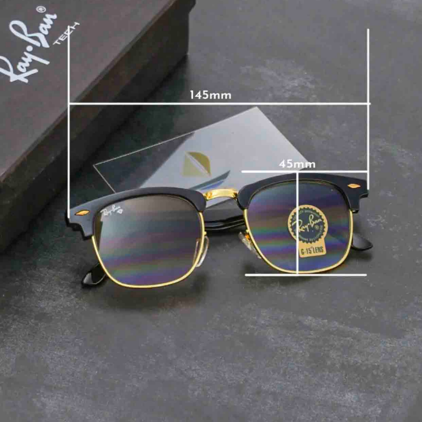 New Stylish Brown Shaded & Gold 3016 Sunglass For Unisex