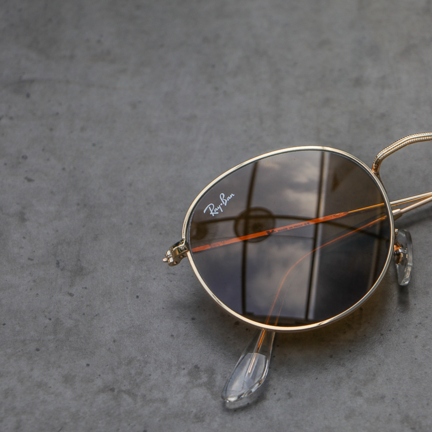 New Stylish Attractive Brown & Gold 3447 Round Sunglass For Unisex