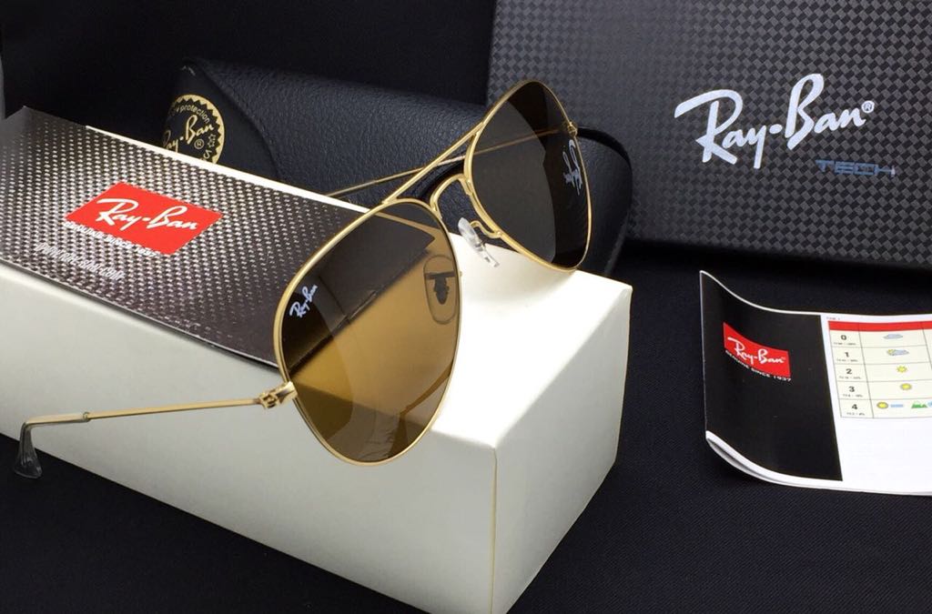 Brown & Gold ( 3026 ) New 26-mm Men's Sunglasses.