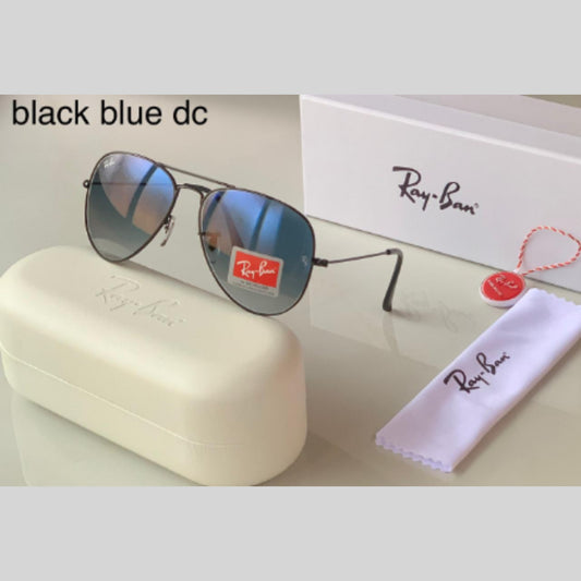 Blue Shaded & Black ( 3026 ) Aviator Men's Hot Favorite Trendy Sunglasses.